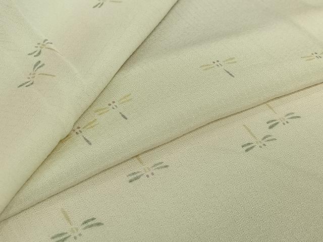 平和屋着物▽上質な小紋 単衣 勝虫 正絹 逸品 AABJ1645jh