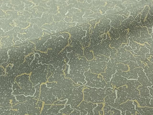平和屋着物▽上質な小紋 単衣 霞文 正絹 逸品 AABJ1647jh