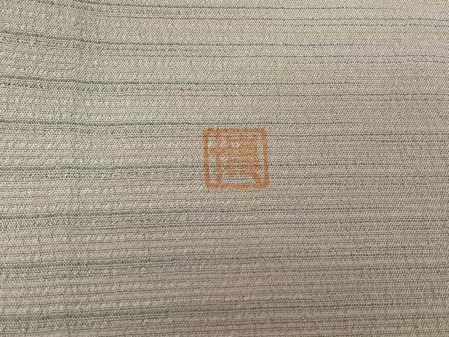 平和屋着物▽本塩沢 やまだ織 訪問着 染色作家 桐村博 訪問着 単衣 霞文 さが美扱い 正絹 逸品 AABJ1649jh