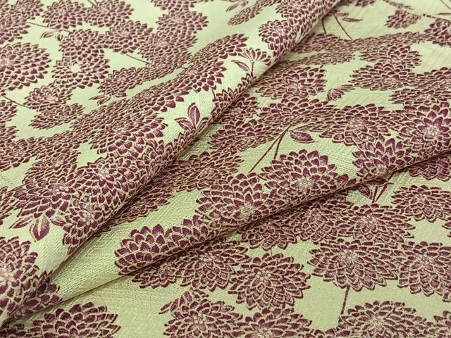 平和屋着物▽上質な小紋 単衣 草花文 正絹 逸品 AABJ1670jh