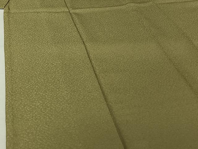 平和屋着物▽色無地 単衣 柳茶色 洗える着物 AABJ1676jh