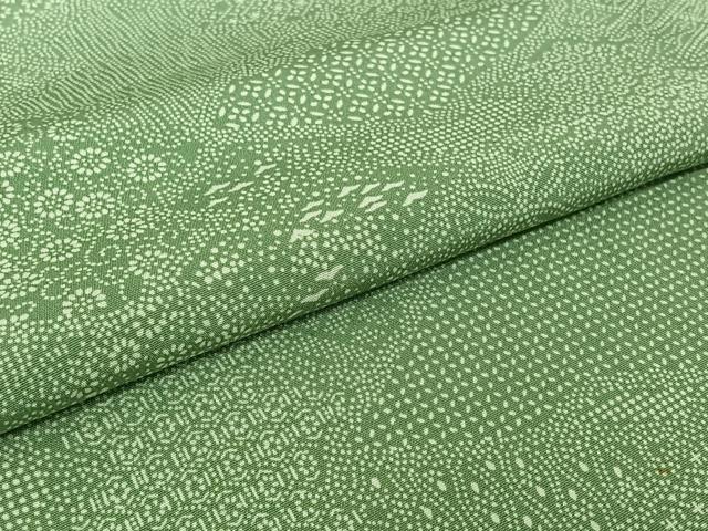 平和屋着物▽江戸小紋 単衣 寄せ小紋柄 正絹 逸品 AABJ1677jh
