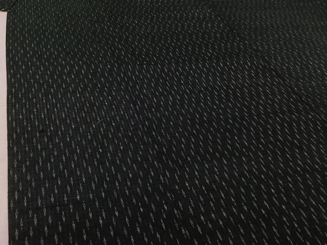 平和屋着物▽上質な紬 単衣 幾何学文様 正絹 逸品 AABJ1690jh
