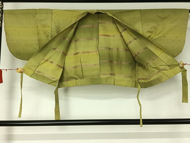 平和屋着物▽花織 紬 二部式 単衣 幾何学文様 正絹 逸品 AABJ1708jh