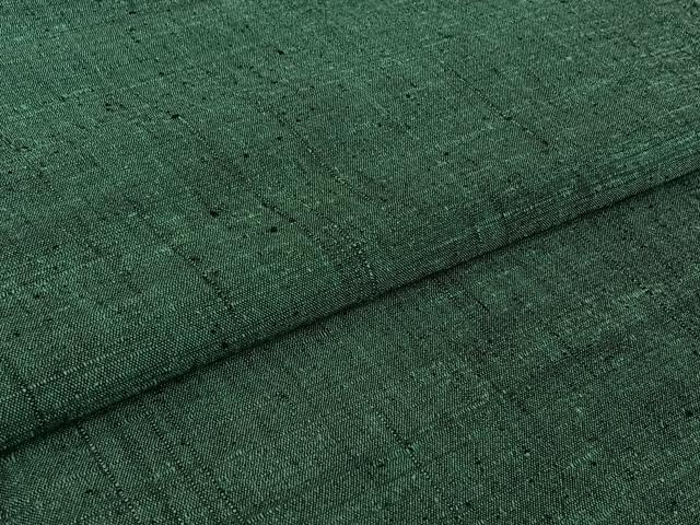 平和屋着物▽上質な紬 単衣 木賊色 正絹 逸品 AABJ1736jh