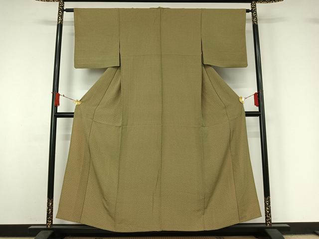 平和屋着物▽上質な小紋 単衣 花尽くし文 正絹 逸品 AABJ1754jh