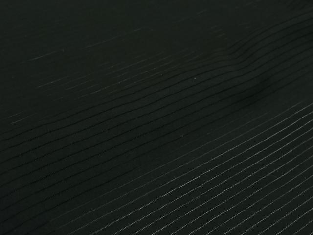 平和屋着物▽男性 黒紋付 羽織 暗黒色 正絹 逸品 AABJ1761jh