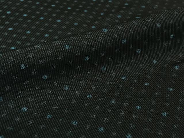 平和屋着物▽お召 単衣 水玉文 正絹 逸品 AABJ1764jh