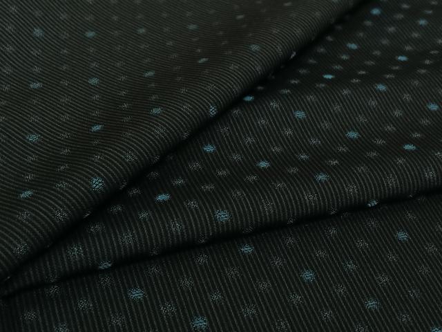 平和屋着物▽お召 単衣 水玉文 正絹 逸品 AABJ1764jh
