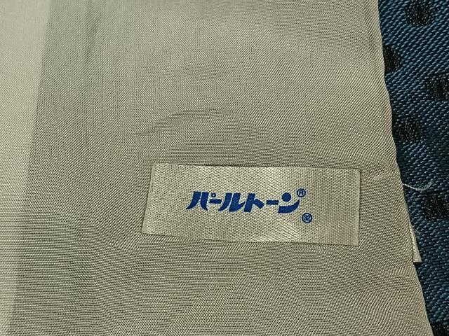 平和屋着物▽お召 単衣 水玉文 正絹 逸品 AABJ1764jh