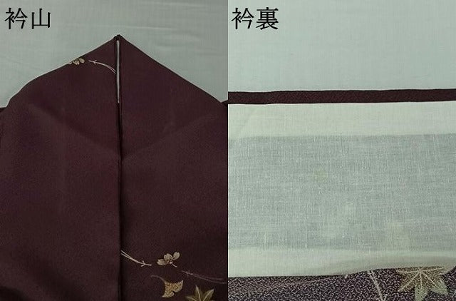 平和屋着物▽小紋 単衣 吹き寄せ文 洗える着物 AABJ1771jh