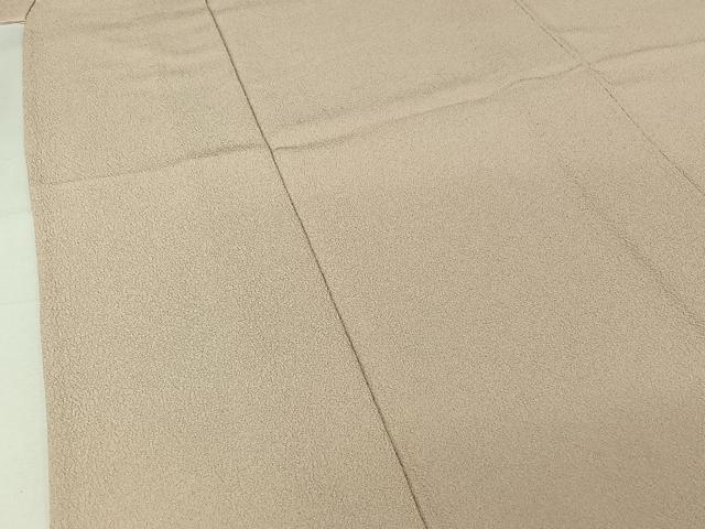 平和屋着物▽洗える最高級着物 <英>はなぶさ謹製 色無地 単衣 灰梅色 鬼しぼ縮緬 洗える着物 AABJ1785jh