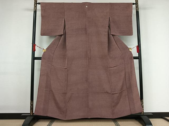 平和屋着物▽江戸小紋 単衣 行儀 正絹 逸品 AABJ1795jh