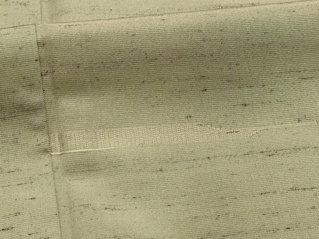平和屋着物■上質な紬 横段文 金糸 正絹 逸品 AABJ1839sx