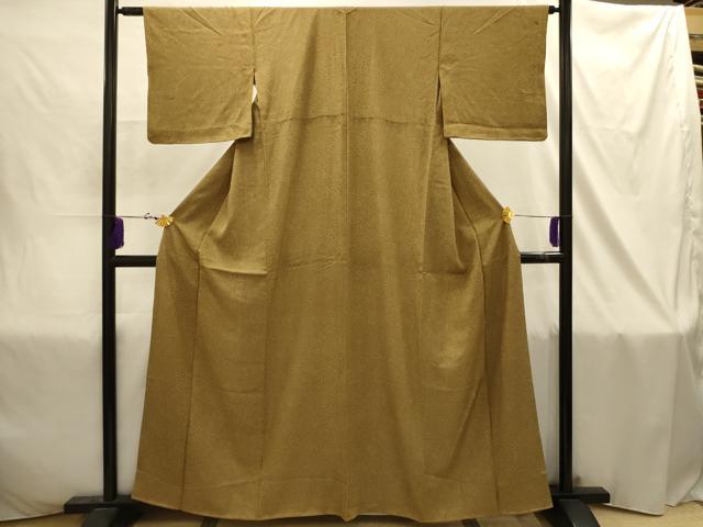 平和屋着物■江戸小紋 草花文 正絹 逸品 AABJ1841sx