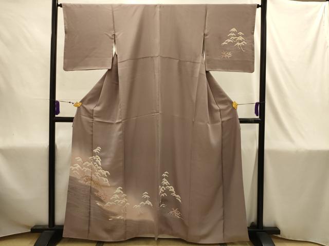 平和屋着物■訪問着 浜松文 暈し染め 金彩 正絹 逸品 AABJ1874sx