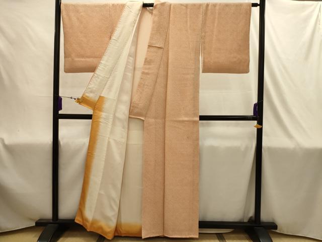 平和屋着物■大変加工の良い総絞り小紋 正絹 逸品 AABJ1881sx