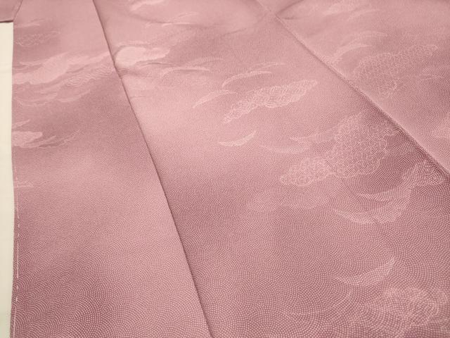 平和屋着物■江戸小紋 雪芝文 暈し染め 正絹 逸品 AABJ1891sx