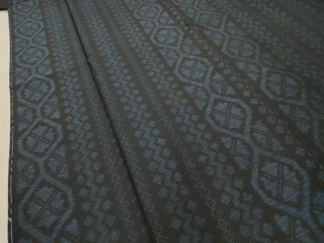 平和屋着物■本場大島紬 間道 正絹 逸品 AABJ1892sx