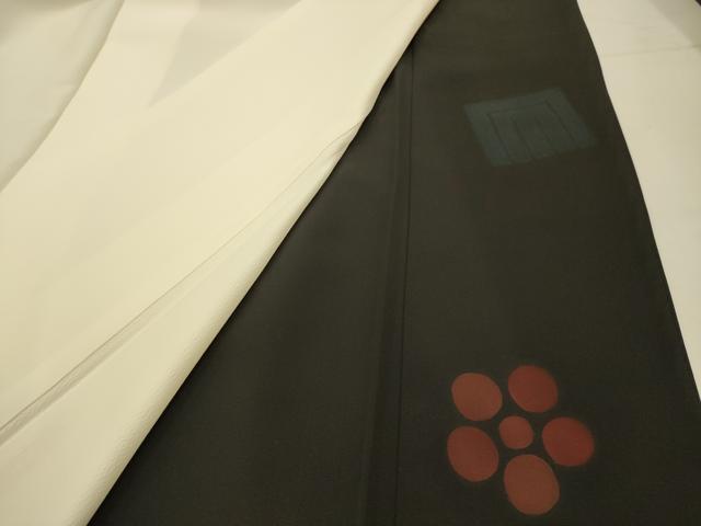 平和屋着物■豪華黒留袖 作家物 文字文 金銀彩 正絹 逸品 AABJ1905sx
