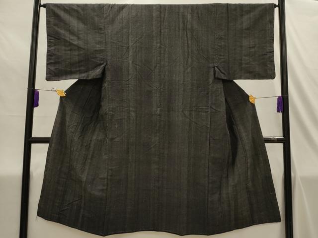 平和屋着物□男性 紬 間道 正絹 逸品 AABJ1912sx