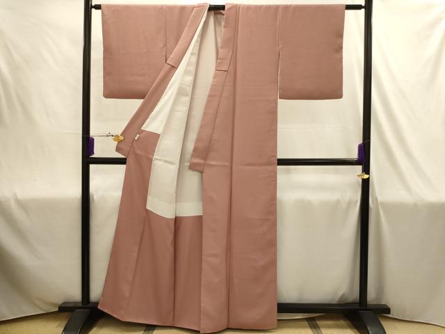 平和屋着物■色無地 紋意匠 鴇浅葱色 さんび謹製 洗える着物 AABJ1926sx