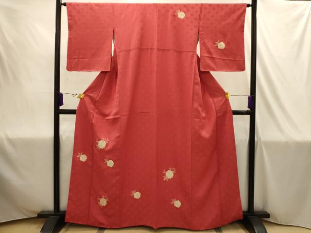 平和屋着物■訪問着 駒刺繍 舞花文 正絹 逸品 AABJ1938sx
