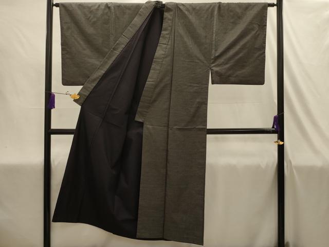 平和屋着物■男性 本場大島紬 アンサンブル 亀甲絣 正絹 逸品 AABJ1952sx