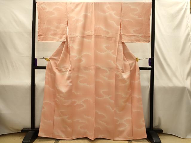 平和屋着物■上質な小紋 雲霞文 暈し染め 正絹 逸品 AABJ1997sx