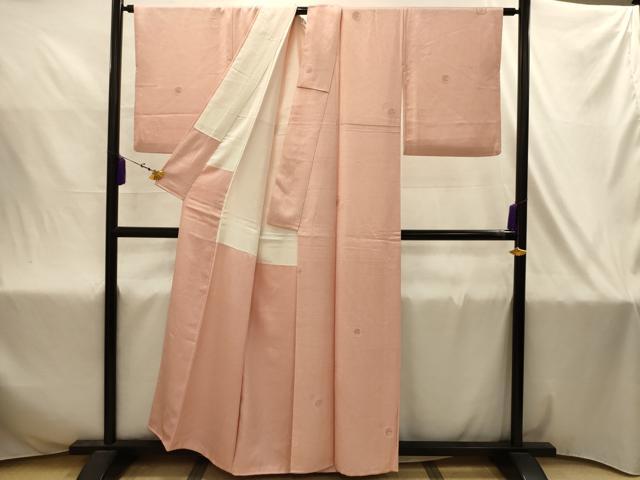 平和屋着物■上質な小紋 色紙重ね花文 正絹 逸品 AABJ2014sx