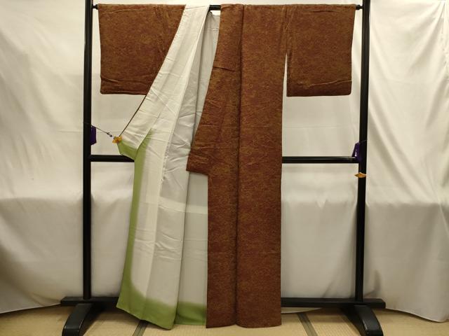 平和屋着物■上質な小紋 霞文 正絹 逸品 AABJ2022sx