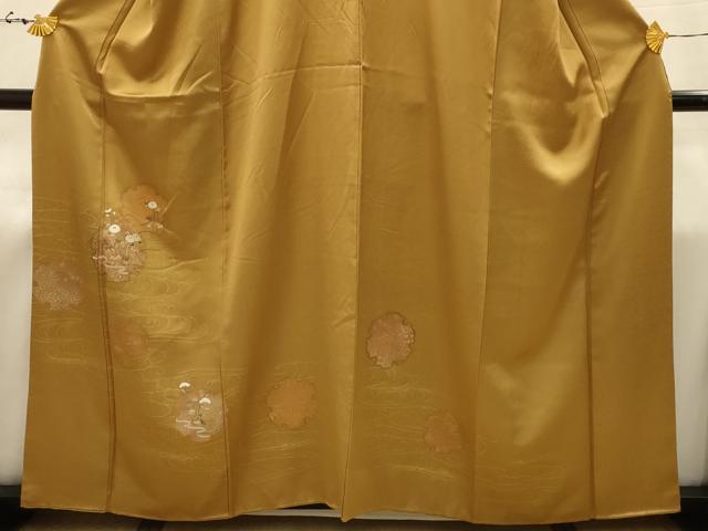 平和屋着物■訪問着 刺繍 流水雪輪花文 金彩 金銀糸 正絹 逸品 AABJ2043sx