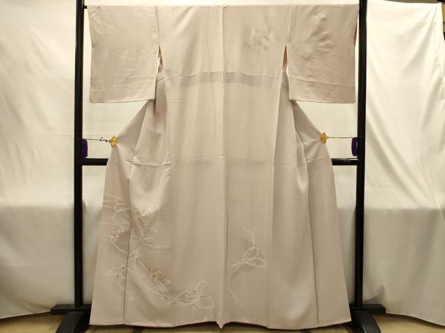 平和屋着物■訪問着 刺繍 結び紐花鼓文 正絹 逸品 AABJ2044sx