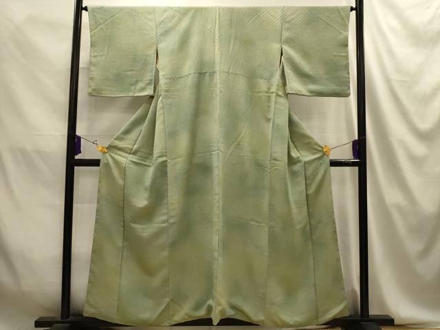 平和屋着物■上質な小紋 霞七宝文 暈し染め 正絹 逸品 AABJ2053sx