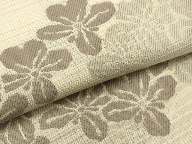 平和屋着物●六通柄袋帯 横段花文 正絹 逸品 未使用 AABJ2159sx