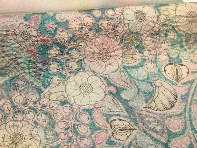 平和屋着物●太鼓柄袋帯 作家物 辻が花 絞り 正絹 逸品 AABJ2175sx