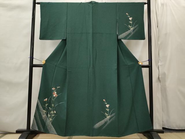 平和屋着物■訪問着 草花文 金彩 正絹 逸品 AABJ2225st