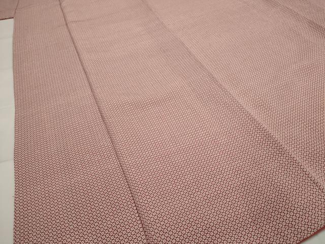 平和屋着物■江戸小紋 菱繋ぎ 正絹 逸品 AABJ2374st