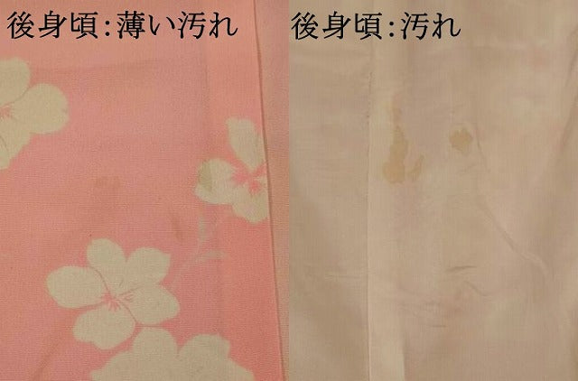 平和屋着物■長襦袢 袷 舞花文 暈し染め 正絹 逸品 AABJ2384st