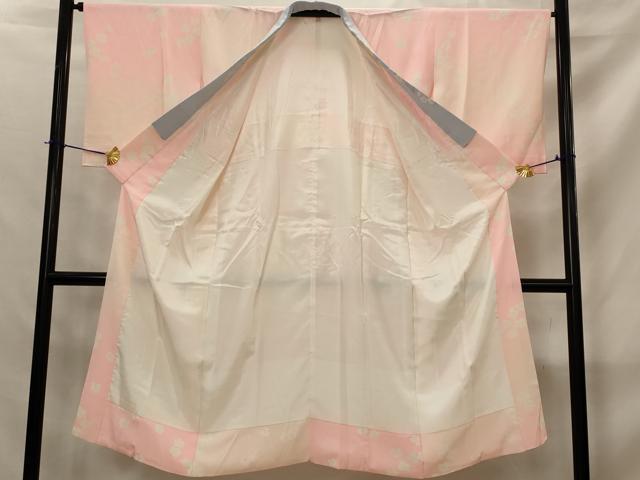 平和屋着物■長襦袢 袷 舞花文 暈し染め 正絹 逸品 AABJ2384st