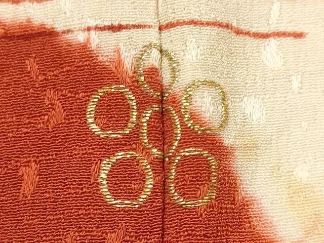 平和屋着物■訪問着 駒刺繍 風景花文 正絹 逸品 AABJ2388st