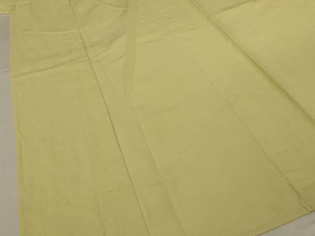 平和屋着物*夏物 色無地 絽 淡黄色 正絹 逸品 AABJ2401jd