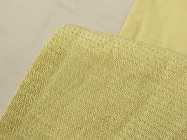 平和屋着物*夏物 色無地 絽 淡黄色 正絹 逸品 AABJ2401jd