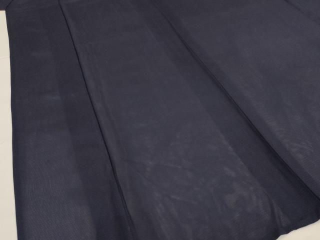 平和屋着物*夏物 色無地 絽 藍鉄色 正絹 逸品 AABJ2412jd