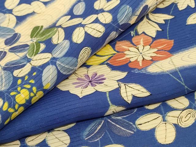 平和屋着物*夏物 アンティーク 大正ロマン 小振袖 二尺袖 絽 草花文 正絹 逸品 AABJ2440jd