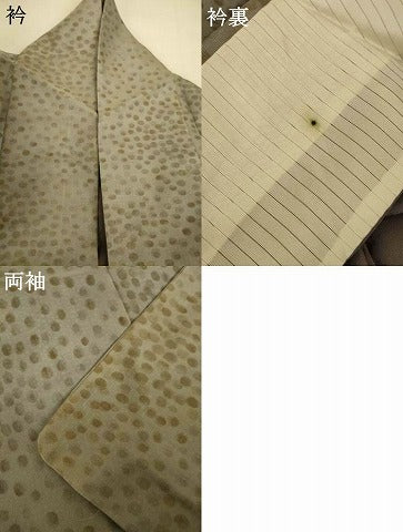 平和屋着物*夏物 小紋 紗 霞文 正絹 逸品 AABJ2443jd