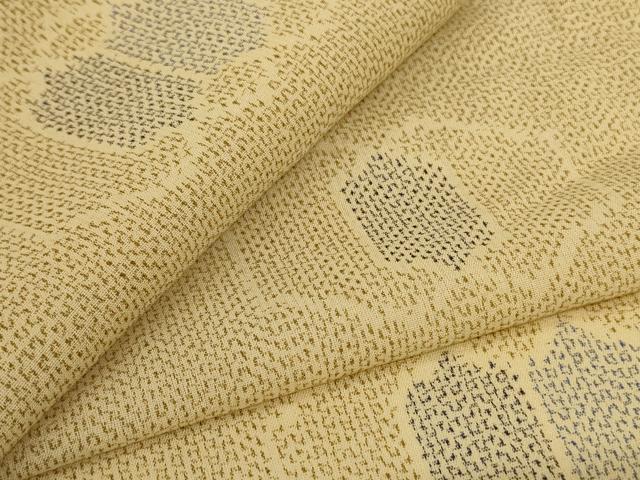 平和屋着物*夏物 紗紬 亀甲文 三越扱い 正絹 逸品 AABJ2452jd
