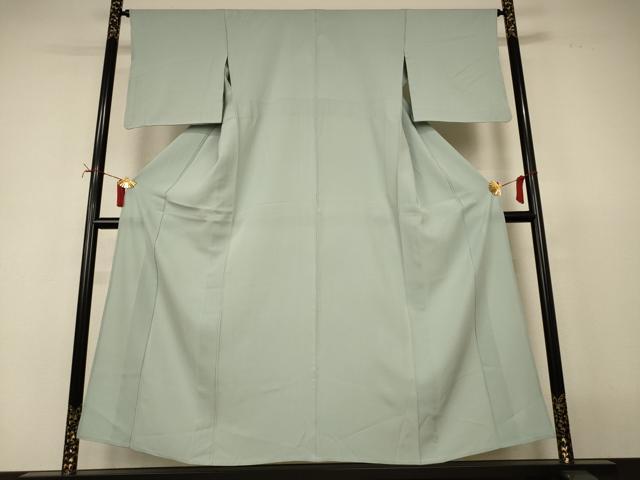 平和屋着物*夏物 色無地 絽 青磁鼠色 正絹 逸品 AABJ2453jd