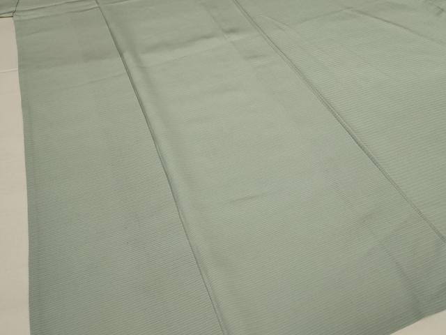平和屋着物*夏物 色無地 絽 青磁鼠色 正絹 逸品 AABJ2453jd