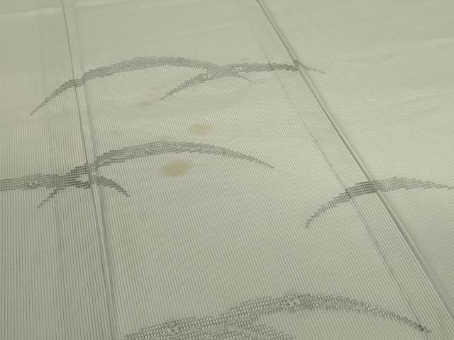 平和屋着物*夏物 訪問着 縦絽 芝花文 正絹 逸品 AABJ2472jd